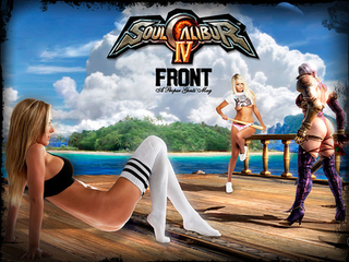 Illustration for article titled Soulcalibur IV Magazine Promo Swaps Girls for Girls